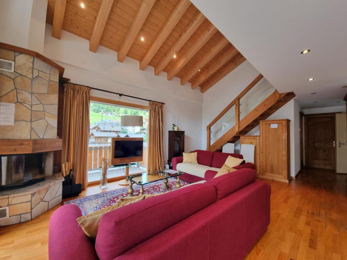 Chalet Haus Perla Saas Fee Kültér fotó