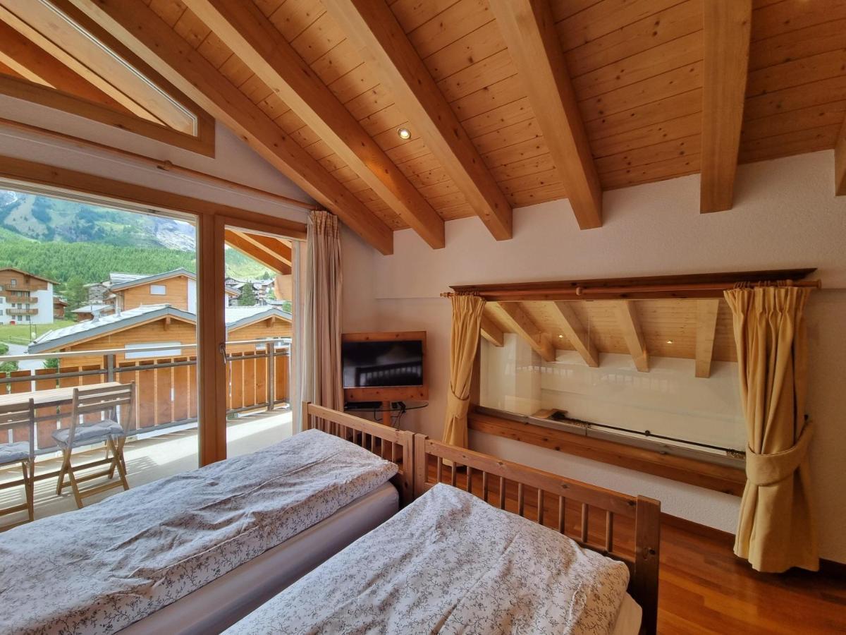 Chalet Haus Perla Saas Fee Kültér fotó